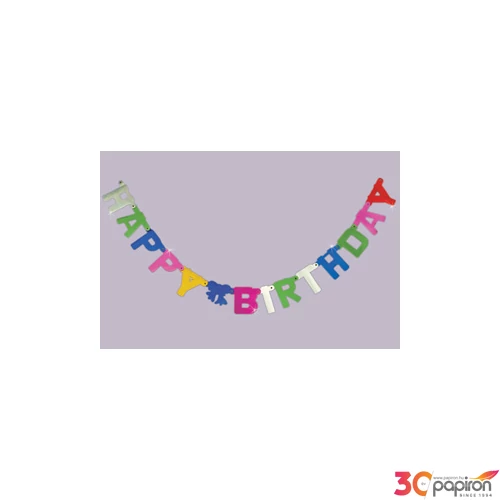 Party banner Happy Birthday 140cm Office Point