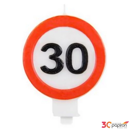 Party gyertya számos 30 Sebességkorlátozó -30- szám gyertya Szülinapi Parti gyertya-tortadísz