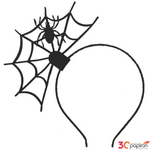 Party Halloween fejpánt pókhálós