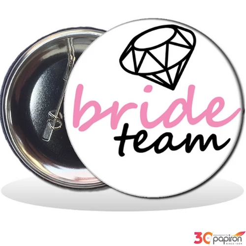 Party Party kitűző lánybúcsú Bride team 