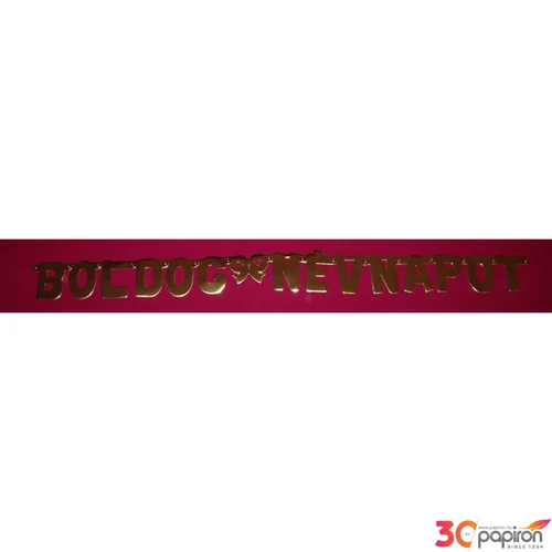 Party banner fényes, Boldog Névnapot