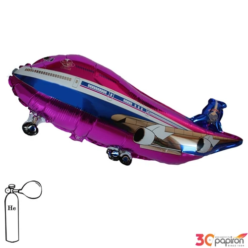Party Lufi fólia 78cm Repülő, Lila nagyforma
