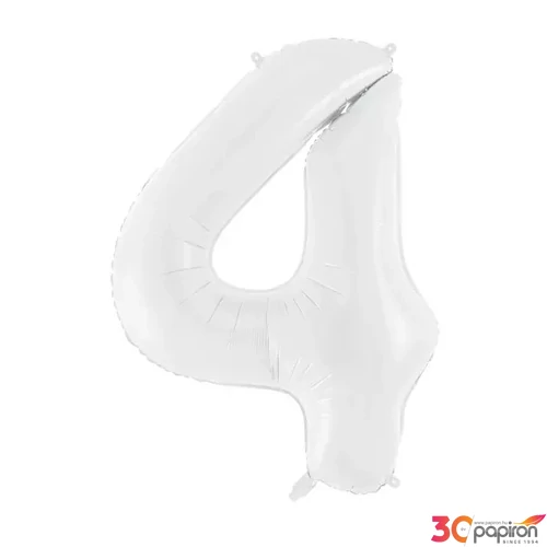 Party Lufi fólia 86cm 4.szám fehér színű