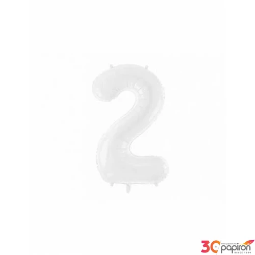 Party Lufi fólia 86cm 2.szám fehér színű