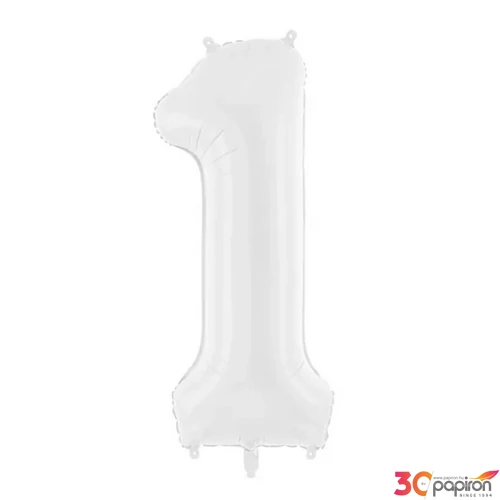 Party Lufi fólia 86cm 1.szám, fehér színű