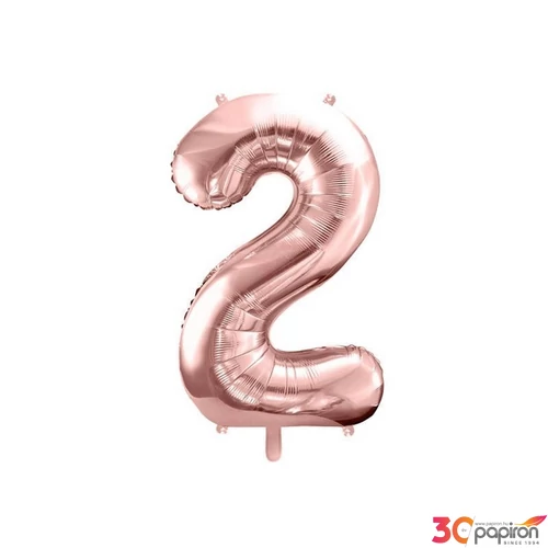 Party Lufi fólia 91cm 2-es, rosegold