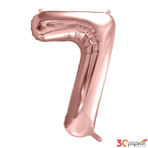 Party Lufi fólia 91cm 7-es, rosegold