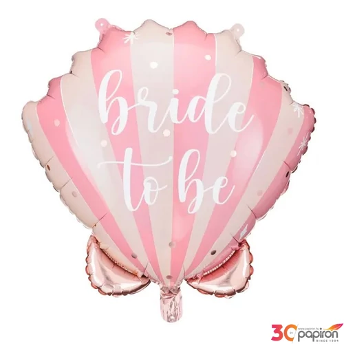Party Lufi Fólia Bride to be, 52 cm Tengeri kagyló