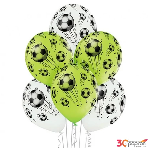 Party Lufi Footbal 30cm 6db/csomag