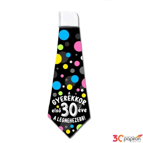 Party nyakkendő A gyerekkor első 30 éve NY110