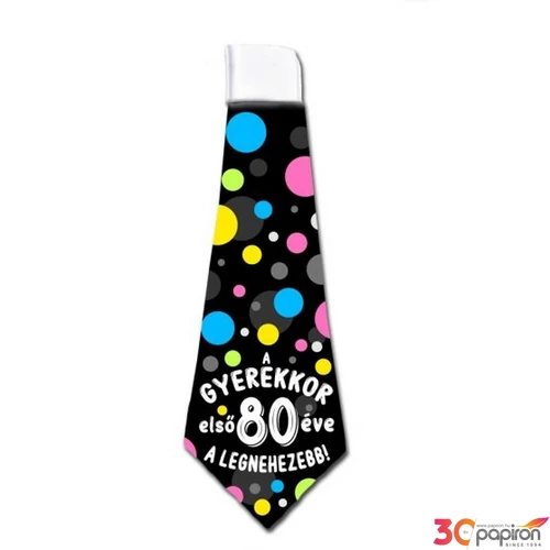 Party nyakkendő A gyerekkor első 80 éve NY115