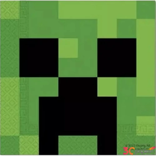 Party szalvéta Minecraft, 20db/csomag 33x33cm
