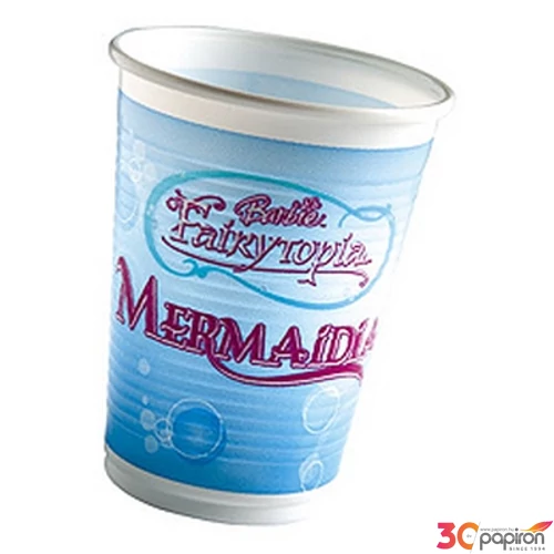 Party pohár Barbie Hableány Mermaid-Sellő Kaland 200ml 10db/csomag