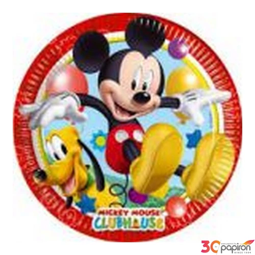 Party tányér Mickey Playful 20cm 8db/csomag
