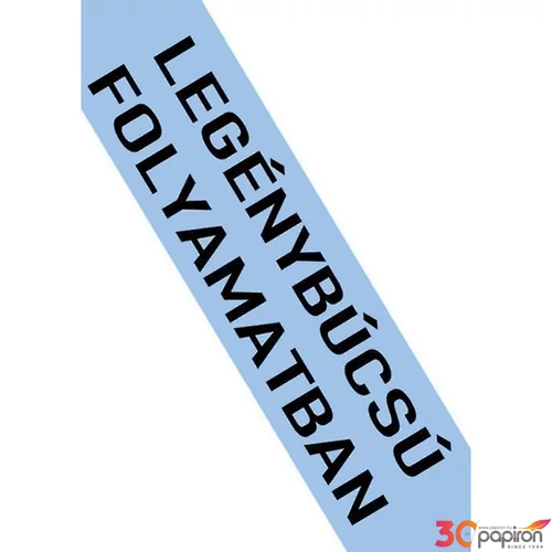 Party vállszalag legénybúcsúra legénybúcsú folyamatban