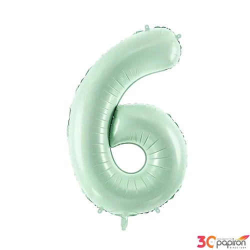 Partylufi fólia 6. szám 72 cm, világos zöld