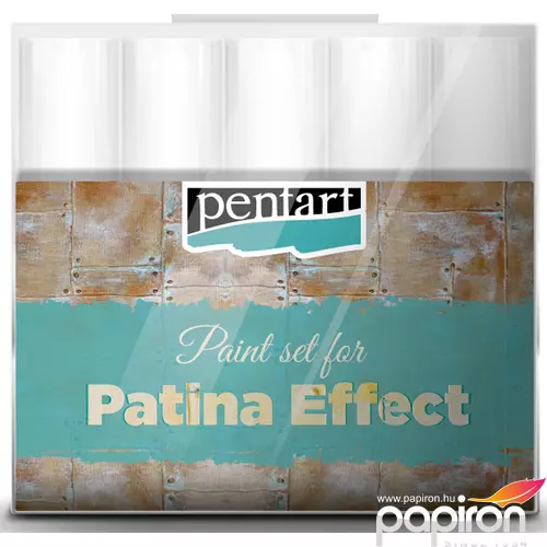 Patina hatás festékszett Pentart - 5x20 ml