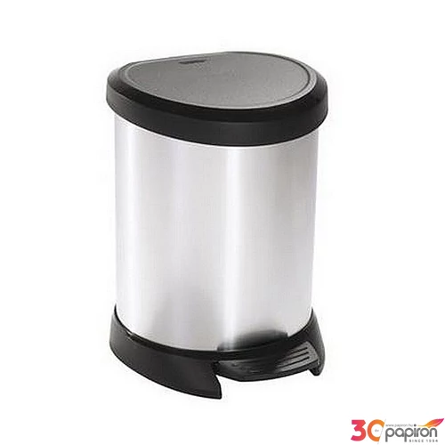 Pedálos szemetes fémhatású 5 l CURVER
