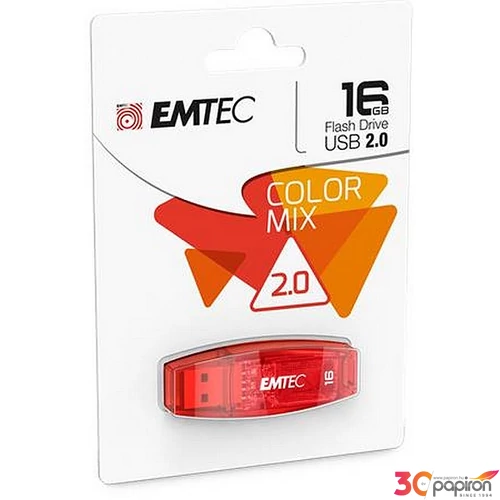 Pendrive 16GB USB 2.0 EMTEC C410 Color piros