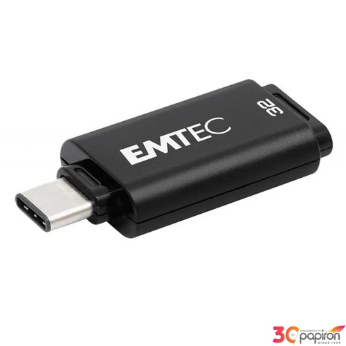 Pendrive 32GB USB-C 45718 EMTEC D400 Type-C fekete