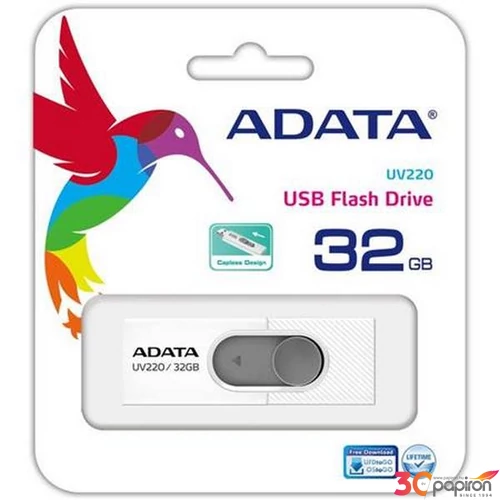 Pendrive 32GB USB 2.0 ADATA UV220 fehét