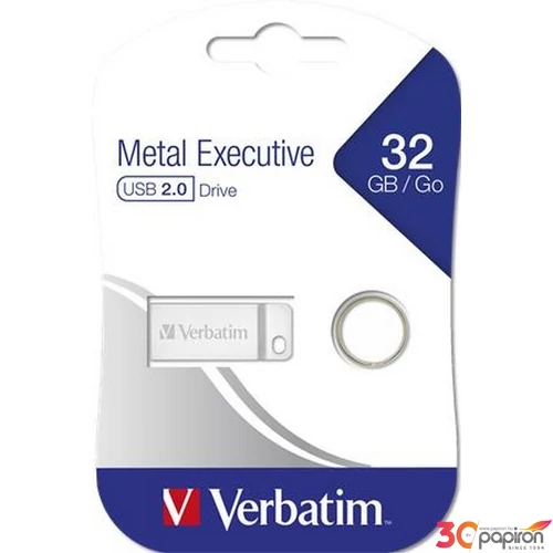 Pendrive 32GB USB 2.0 VERBATIM Exclusive Metal UV32GEM1