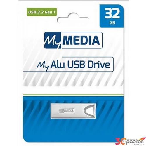 Pendrive 32GB USB 3.2 Gen1 alumínium ház MYMEDIA Alu" (by VERBATIM)