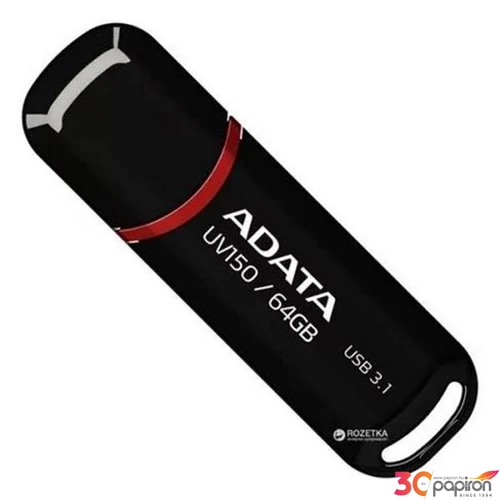 Pendrive 64 GB USB 3.2 ADATA UV150 fekete