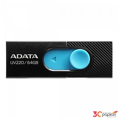 Pendrive 64GB USB 2.0 ADATA UV220 fekete