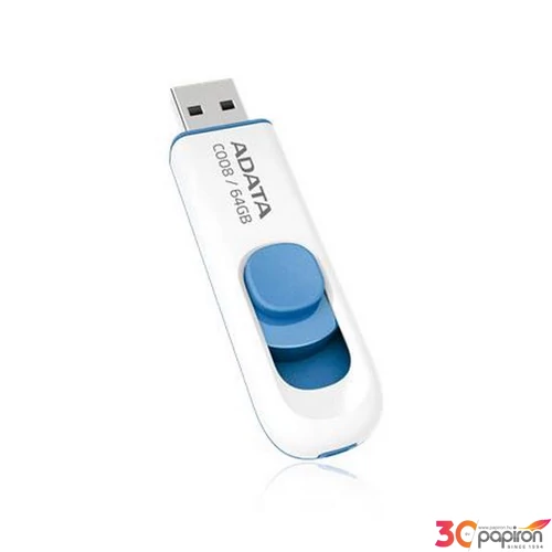 Pendrive 64GB USB 2.0 ADATA C0008 fehér