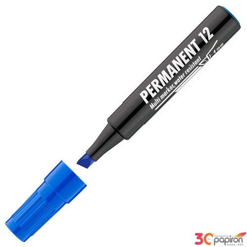Alkoholos marker 12 kék 1-4mm vágott hegyű alkoholos filc alkoholos marker, filc