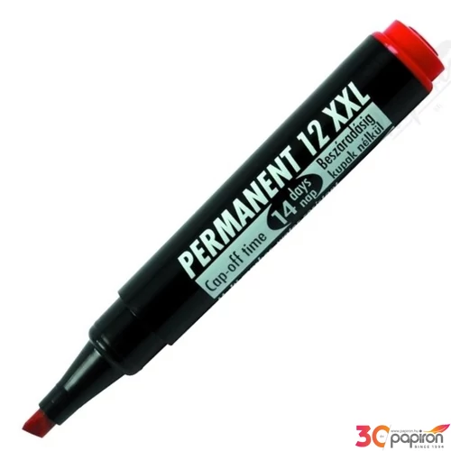 Alkoholos marker 12 piros 1-4mm vágott hegyű alkoholos filc alkoholos marker, filc