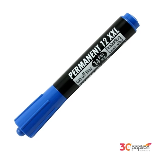 Alkoholos marker 12XXL kék 1-4mm alkoholos vágott hegyű filc alkoholos marker, filc
