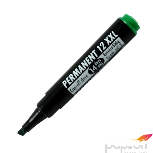 Alkoholos marker 12XXL zöld 1-4mm vágott hegyű alkoholos filc alkoholos marker, filc