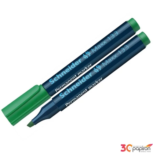 Alkoholos marker Schneider Maxx 133 1-4mm vágott hegyű zöld Írószerek SCHNEIDER 113304