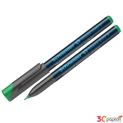 Alkoholos marker Schneider Maxx 220 S OHP 0,4mm tűhegyű zöld Írószerek SCHNEIDER 112404