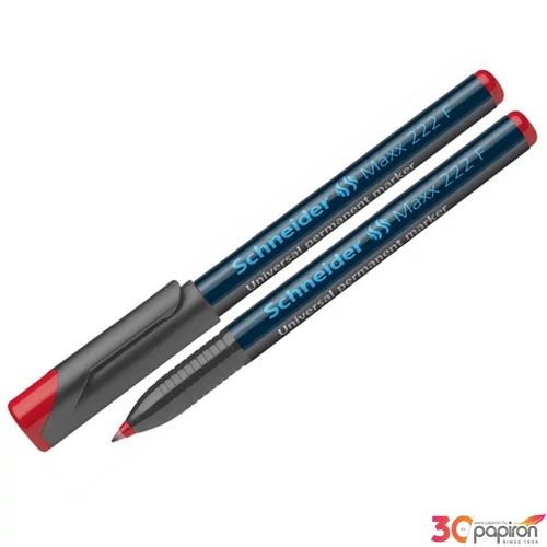 Alkoholos marker Schneider Maxx 222 F OHP 0,7mm tűhegyű piros Írószerek SCHNEIDER 112202