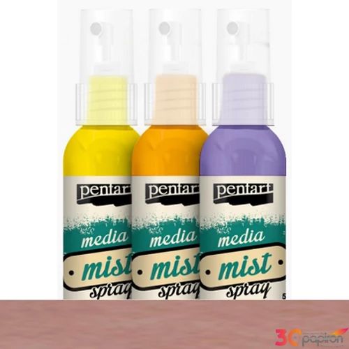 Permetfesték spray 50ml Média barna