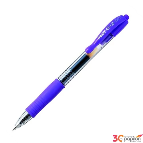 Zseléstoll 0,32 Pilot G-2 nyomógombos toll lila Írószerek PILOT BL-G2-7-V