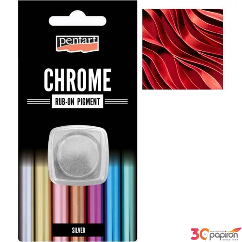 Pigmentpor 0,5g Rub-on pigment chrome effect rubint