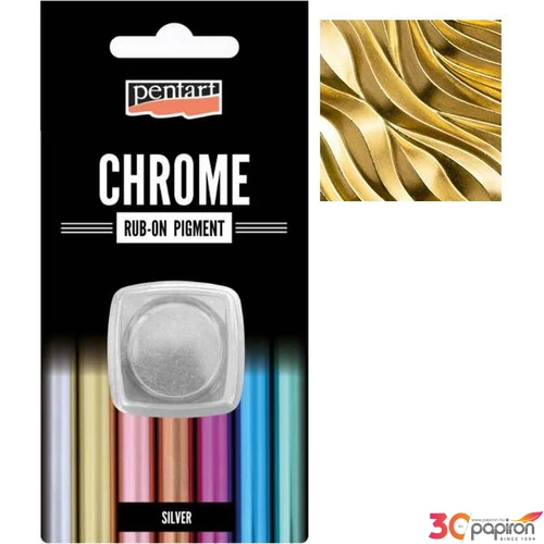 Pigmentpor 0,5g Rub-on pigment chrome effect arany