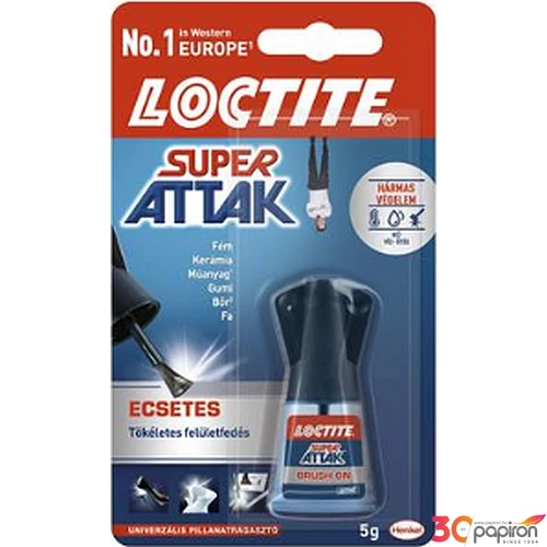 Pillanatragasztó 5g Henkel Loctite Super Attak ecsetes HENKEL 1178774