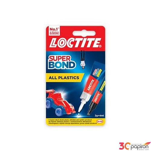 Pillanatragasztó gél 2g + 4ml HENKE Loctite Super Bond Plastik