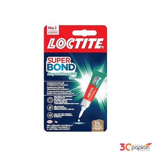 Pillanatragasztó gél 3 g HENKEL Loctite Super Bond Repositionable Ge