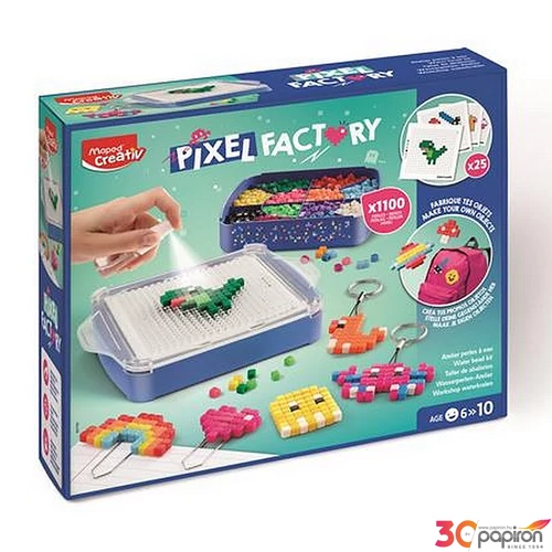 Pixel-gyár gyöngy készlet sablonna MAPED CREATIV Pixe Factory