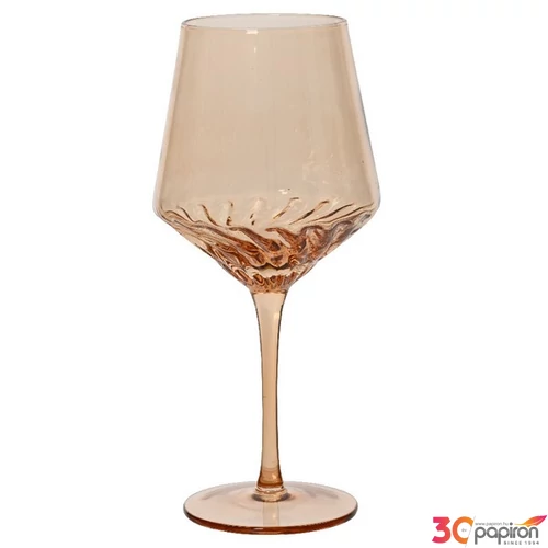 Pohár kristály üveg 24' Boros, barack szín 22.6cm sdkae