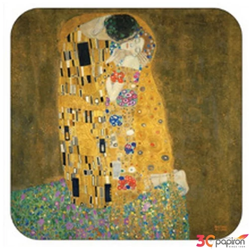Poháralátét parafa 2db-os szett,Klimt: Életfa/Várakozás 