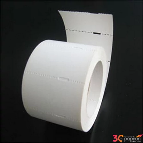 Polccímke thermo 30×50mm nem öntapadó 700db/tekercs fehér