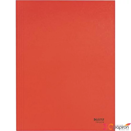 Pólyás dosszié Leitz A4 karton, Recycle, piros E39060025
