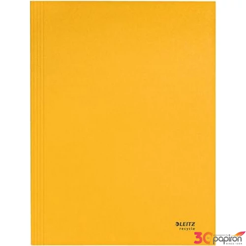 Pólyás dosszié Leitz A4 karton, Recycle, sárga E39060015